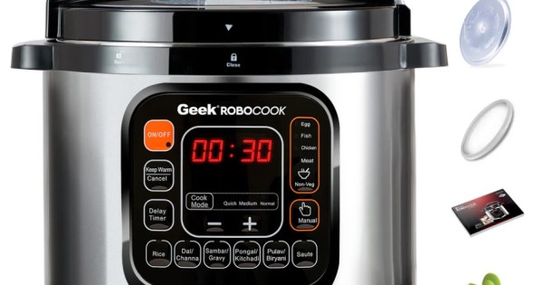 Geek Robocook Zeta 6L Non Stick Electric Pressure Cooker